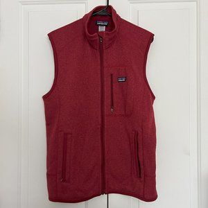 Men's Red Patagonia Vest Size Medium